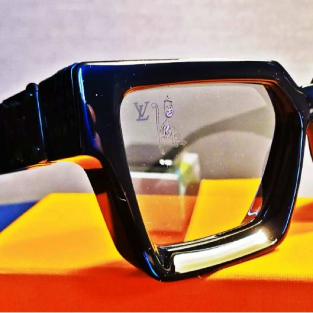 Louis Vuitton 1.1 Millionaire Sunglasses Cartoon Friends Monogram Black Designer - Picture 11 of 16